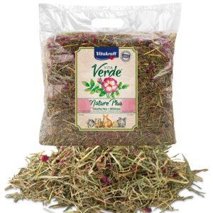 Vitakraft Kruidenhooi Wilde Rozen 500 gram hooi voor konijnen en knaagdieren verpakking