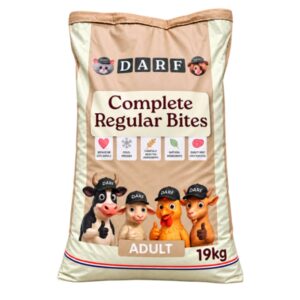 Darf Vol 19 kg hondenvoer - natuurlijk koud geperst droogvoer met 60% vlees.
