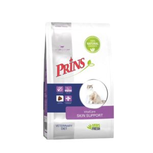 Prins VitalCare Veterinary Diet Skin Support krokante hypoallergene dieetbrok voor katten met gevoelige huid
