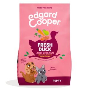 Edgard&Cooper hond puppy eend en kip graanvrij puppyvoer
