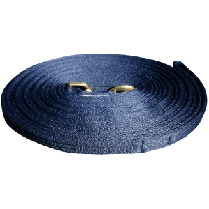 Longeerlijn soft 8 meter navy