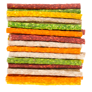 Munchy sticks 5inch 10mm mix 100 stuks