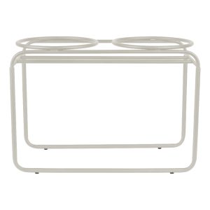 District 70 Butler beige L – Verhoogde voerbakstandaard voor grote honden