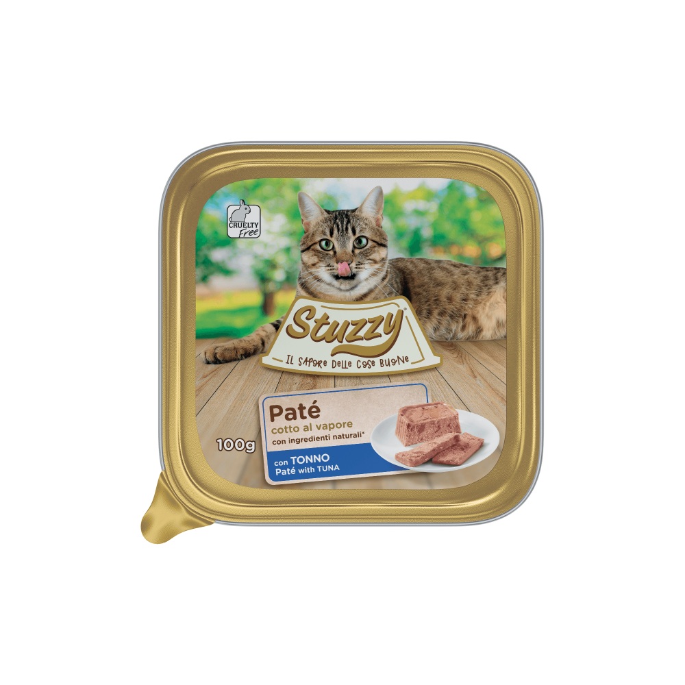 Stuzzy Kat Paté Tonijn 100 g – natvoer voor katten met tonijn.