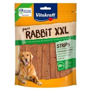 Vitakraft Konijnenreepjes XXL 250 gram hondensnack met konijn verpakking