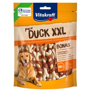 Vitakraft Bonas Eend XXL 200 gram calciumkluif met eendenvlees verpakking