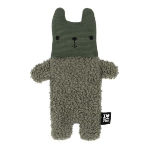 Kattenspeeltje Alfie XL groen trappelkussen 12x2,5x19cm met knisperfolie voor katten.