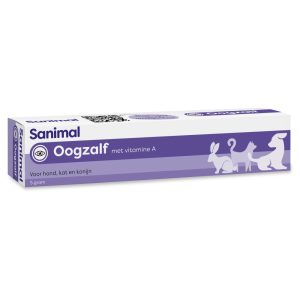 Sanimal Oogzalf 5 gram tube voor oogverzorging bij hond en kat