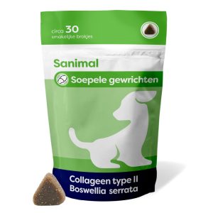 Sanimal Soepele Gewrichten 30 stuks tabletten voor ondersteuning van honden gewrichten