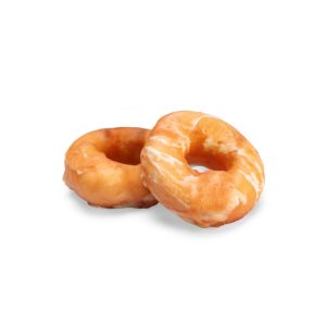 Kauwring met kip en kabeljauw 7,5 cm hondensnack donut van runderhuid