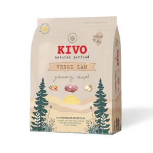 Kivo Verse Lam graanvrij 4kg hondenvoer – met verse lam, glutenvrij en zonder kunstmatige toevoegingen