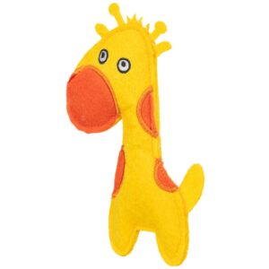kattenspeelgoed giraf vilt 15 cm met kattenkruid voor katten