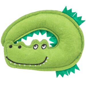 kattenspeelgoed krokodil vilt 15 cm met kattenkruid voor katten