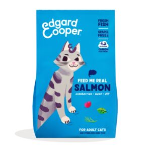 Edgard&Cooper kat adult zalm 2kg graanvrije kattenbrokken met verse zalm