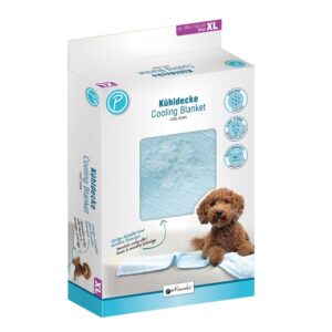 Koeldeken 150x100cm extra large blauw voor honden met direct koeleffect zonder stroom of schadelijke gels