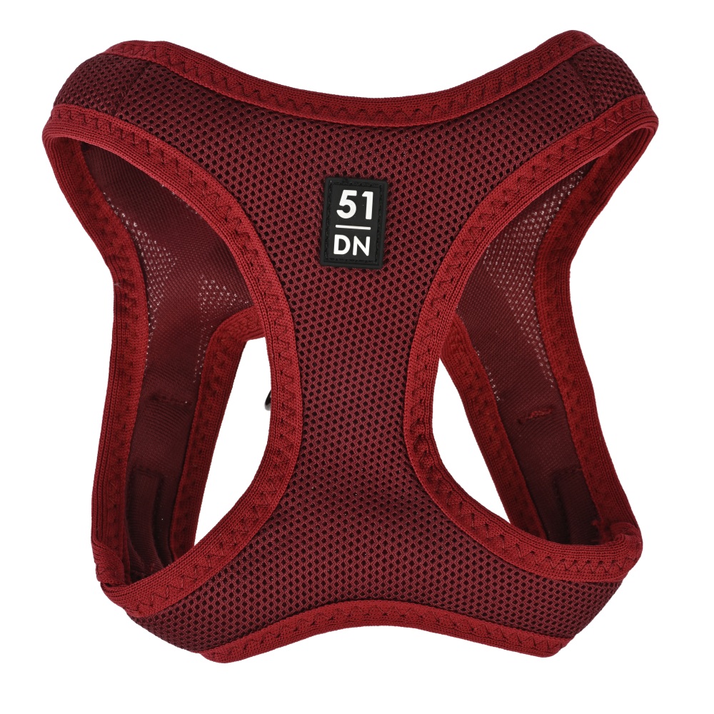 Y-tuig instap ademend rood M borstomvang 44-51cm nekomvang 35-42cm - Afbeelding 2