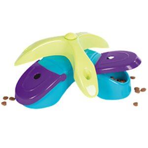 Treat Triad 28x29x10cm hondenpuzzel level 3 met draaiende bovenkant en vakjes voor verstopte snacks