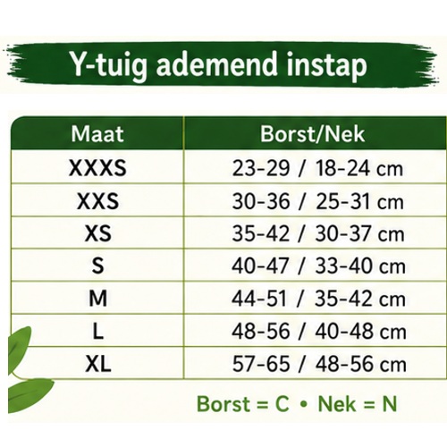 Y-tuig instap ademend rood M borstomvang 44-51cm nekomvang 35-42cm - Afbeelding 5