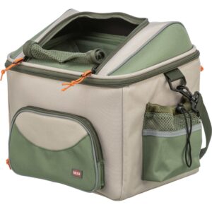 Fietsmand voor stuur 48x40x34cm voor honden tot 6 kg met ligmat korthouder buitenvakken en reflecterende elementen