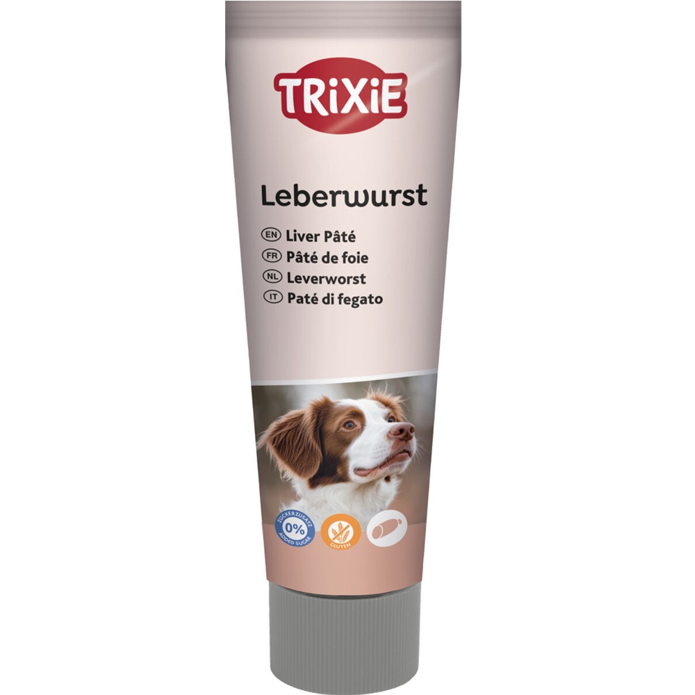 TRIXIE Leverworst 110 gram hondensnack in tube