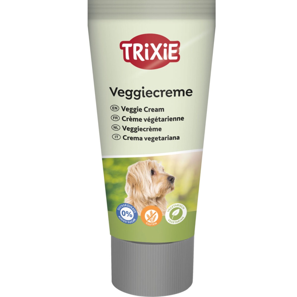 TRIXIE Veggiecrème 75 gram vegetarische hondensnack in tube