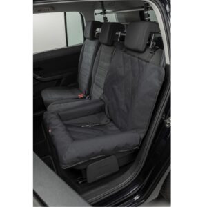 TRIXIE autostoel kussen voor hond zwart 61 × 10 × 50 cm met gordeldoorvoer