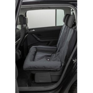 TRIXIE autostoel kussen dubbel zwart 95 × 10 × 50 cm voor hond op achterbank