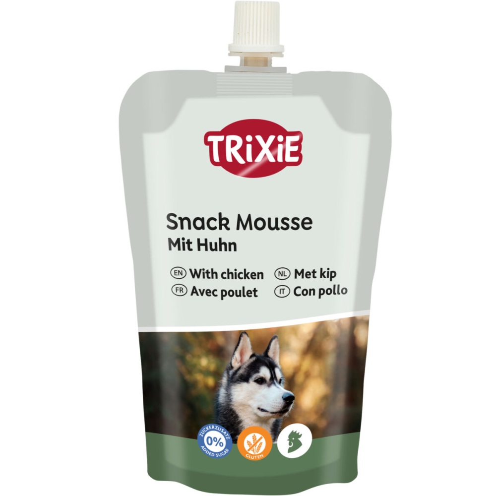 TRIXIE Snack Mousse met Kip 200 gram zachte hondensnack