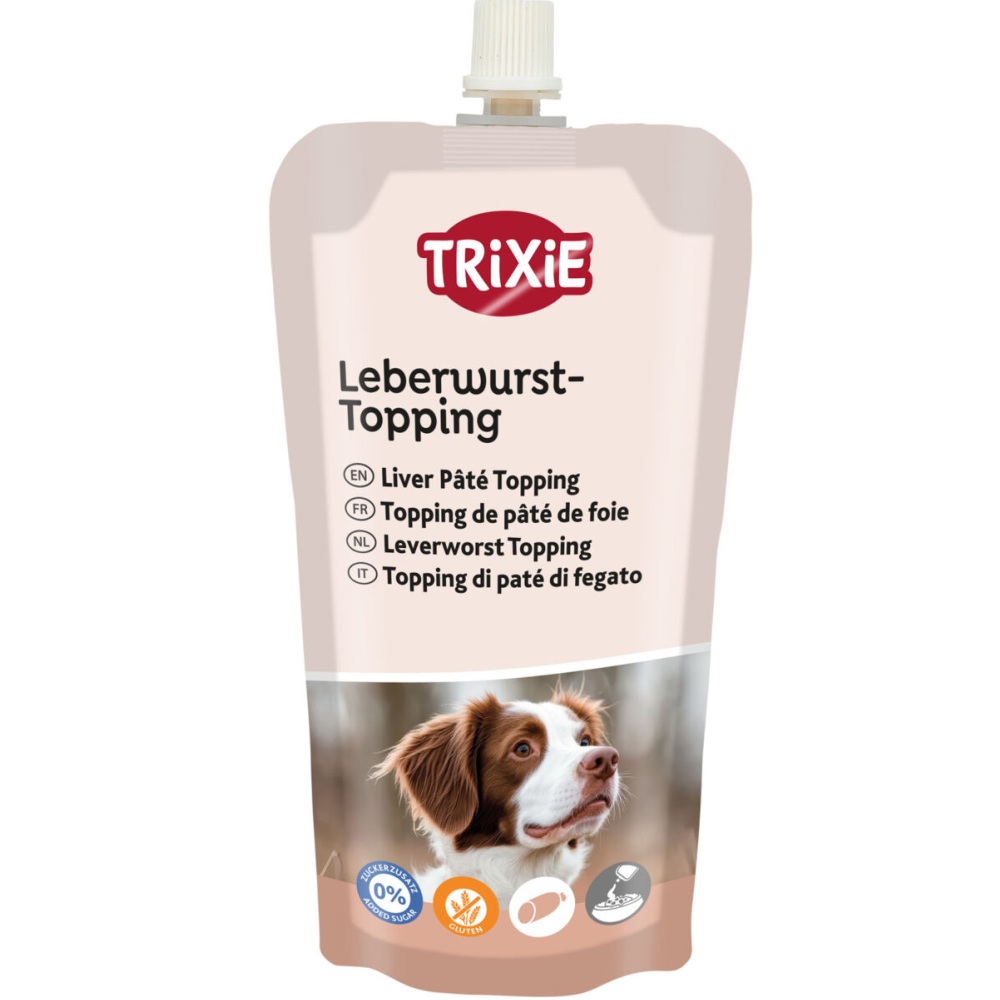 TRIXIE Leverworst Topping 300 ml vloeibare snack voor honden