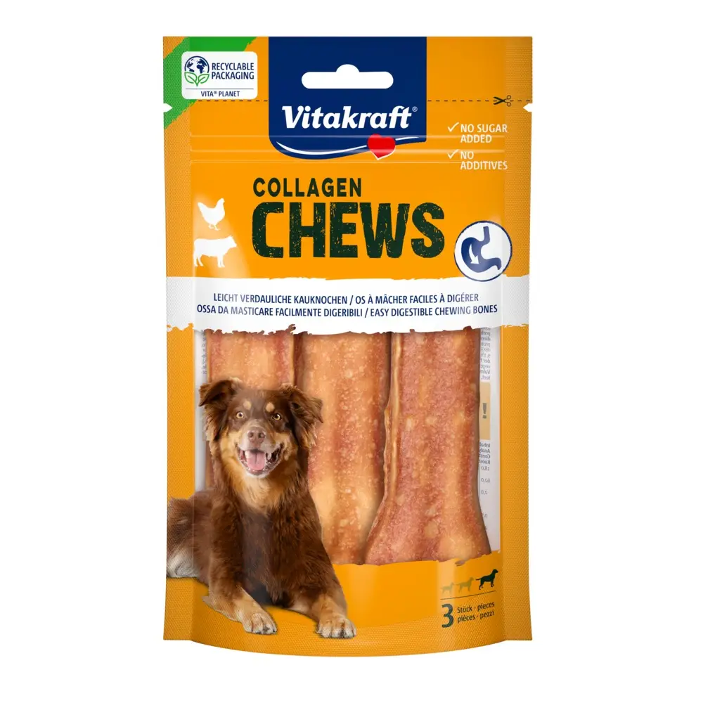 Vitakraft Collagen Bone met kip 110 gram kauwsnack voor honden
