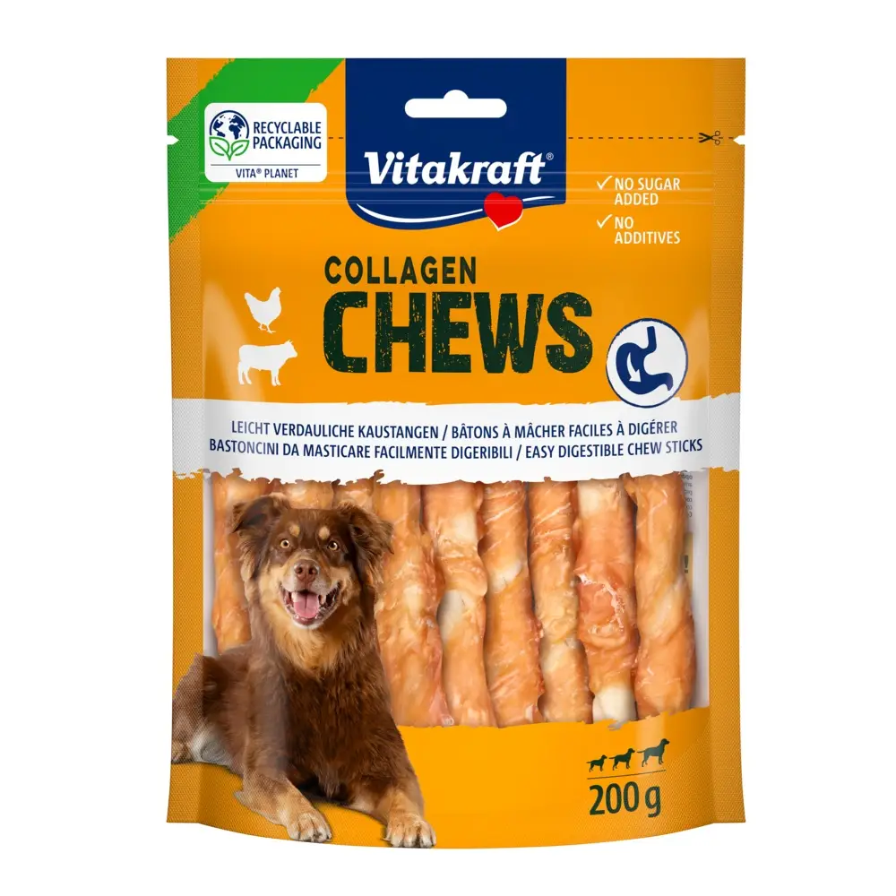 Vitakraft Collagen Stick met kip 200 gram kauwsnack voor honden