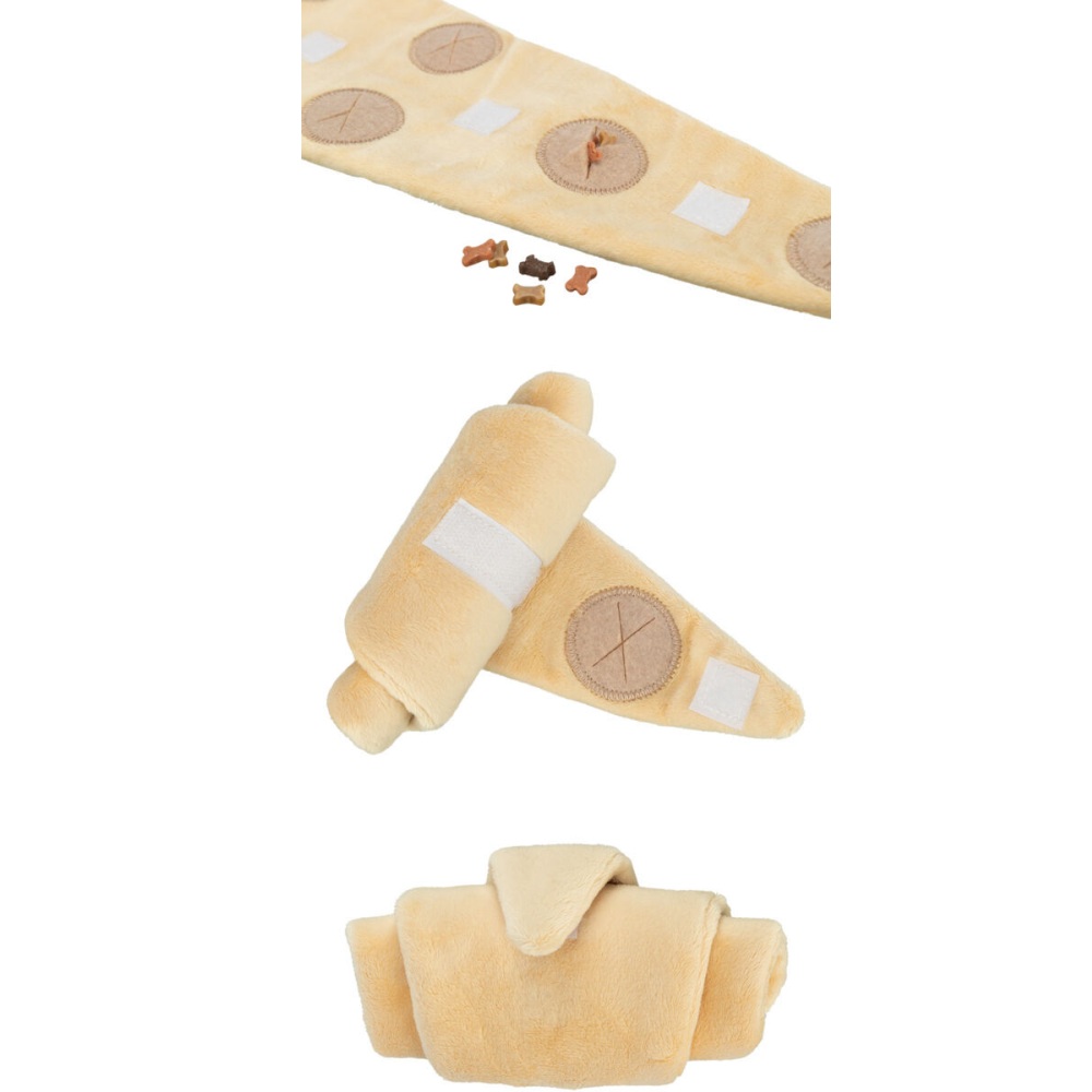 Instructie: TRIXIE Snack Croissant 40 cm pluche hondenspeelgoed om met snacks te vullen