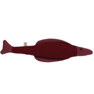 D&D HOME Knuffelspeeltje RIV bordeaux vis 47 cm voor honden