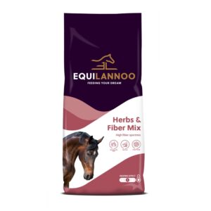 Equilannoo Herbs & Fiber Mix 15 kg structuurrijke sportmuesli voor paarden