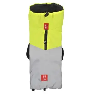 51 Degrees North Reflective Coat Yellow hondenjas geel grijs met reflecterende delen