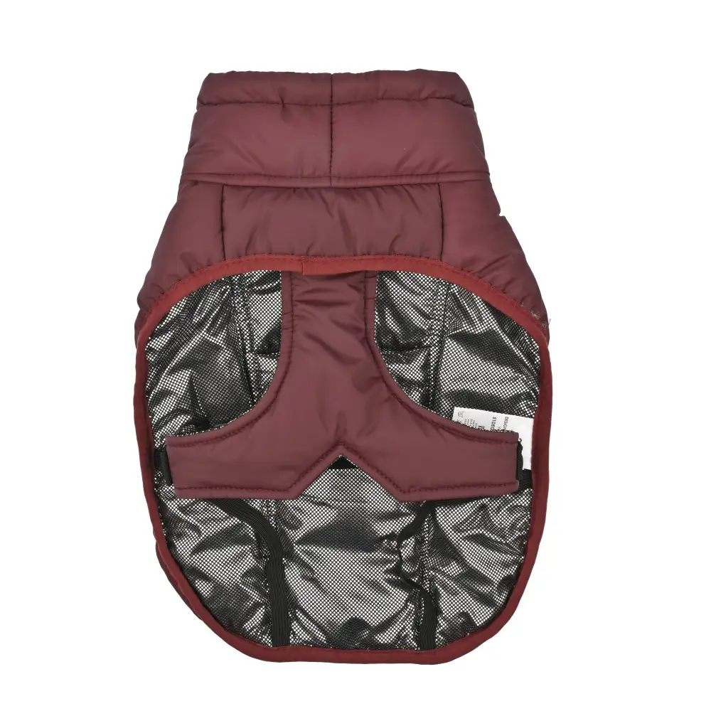51 Degrees North Teckel Antartica Coat Burgundy warme bordeaux hondenjas voor teckel