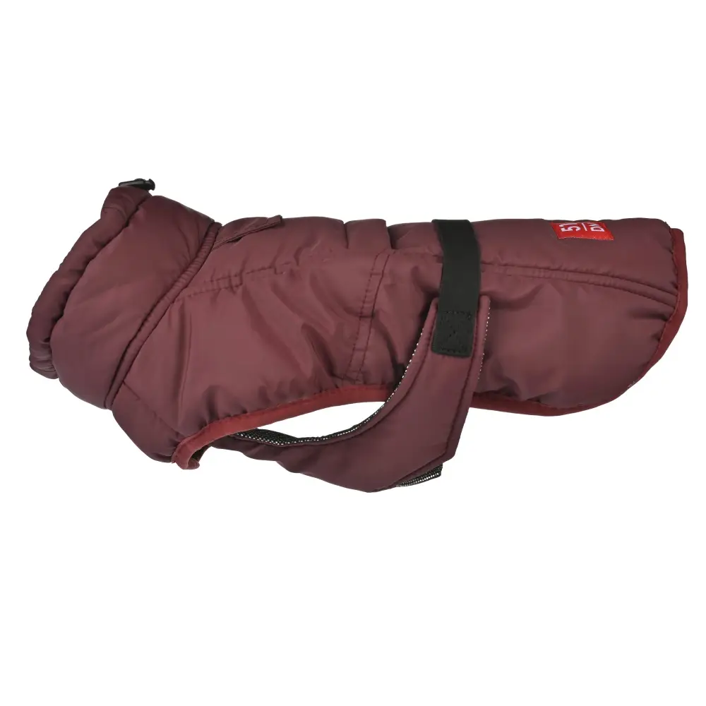 51 Degrees North Teckel Antartica Coat Burgundy warme bordeaux hondenjas voor teckel
