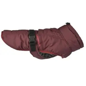 51 Degrees North Teckel Antartica Coat Burgundy warme bordeaux hondenjas voor teckel