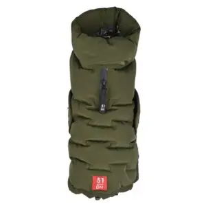 51 Degrees North Teckel Edge Coat Khaki warme hondenjas voor teckel