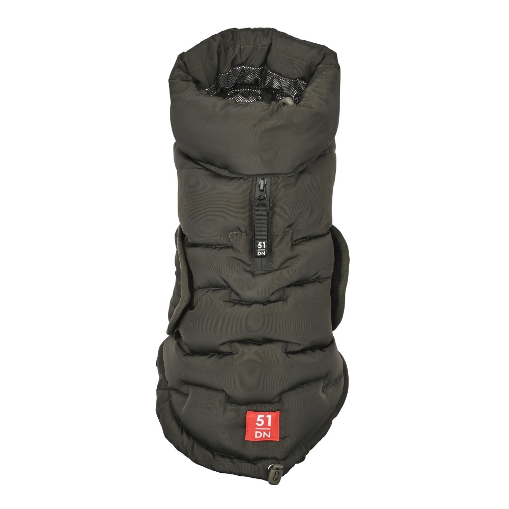 51 Degrees North Edge Coat Antraciet hondenjas met thermische voering