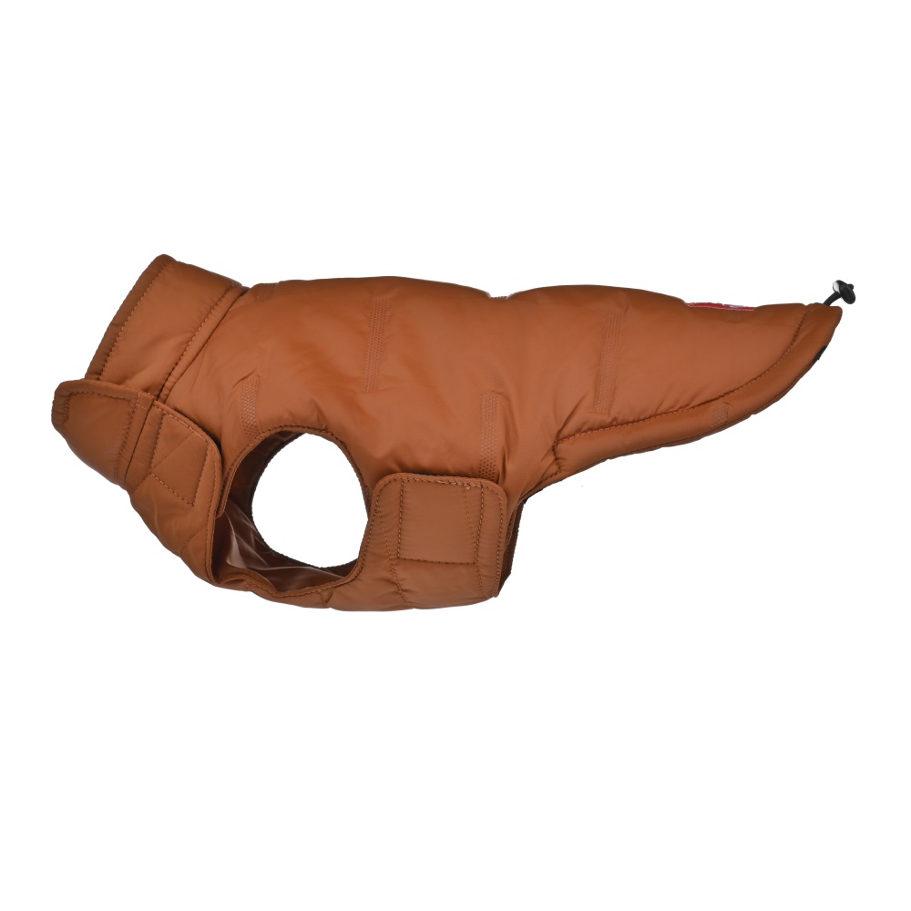 51 Degrees North Luft Coat Brick hondenjas in cognackleur