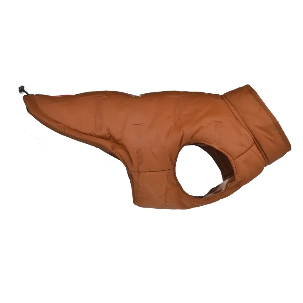 51 Degrees North Luft Coat Brick hondenjas in cognackleur