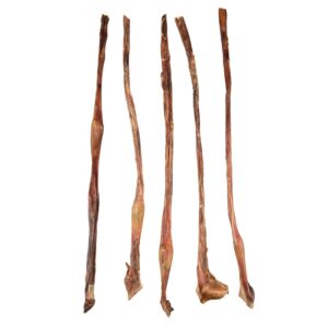 Bullepees lang 95 cm natuurlijke kauwsnack van 100% rund voor honden