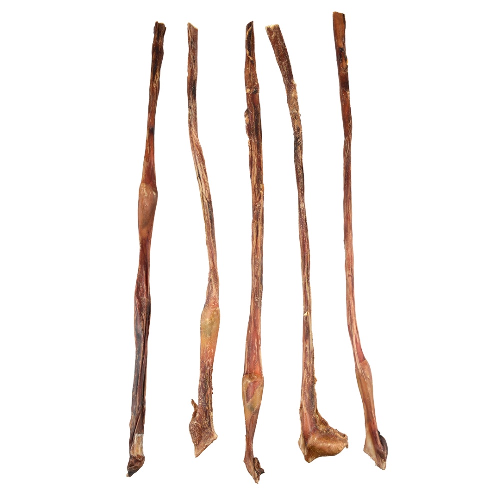 Bullepees lang 95 cm natuurlijke kauwsnack van 100% rund voor honden