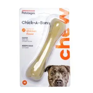 Petstages Chick-A-Bone Medium 17 cm kauwspeeltje met kipsmaak voor honden