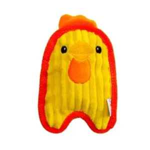 Outward Hound Invincibles Mini Chicky pluche hondenspeeltje zonder vulling