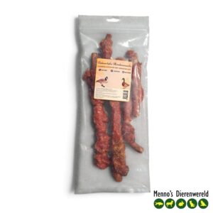 Ganzenluchtpijp met eendenfilet 200 gram kauwsnack voor honden
