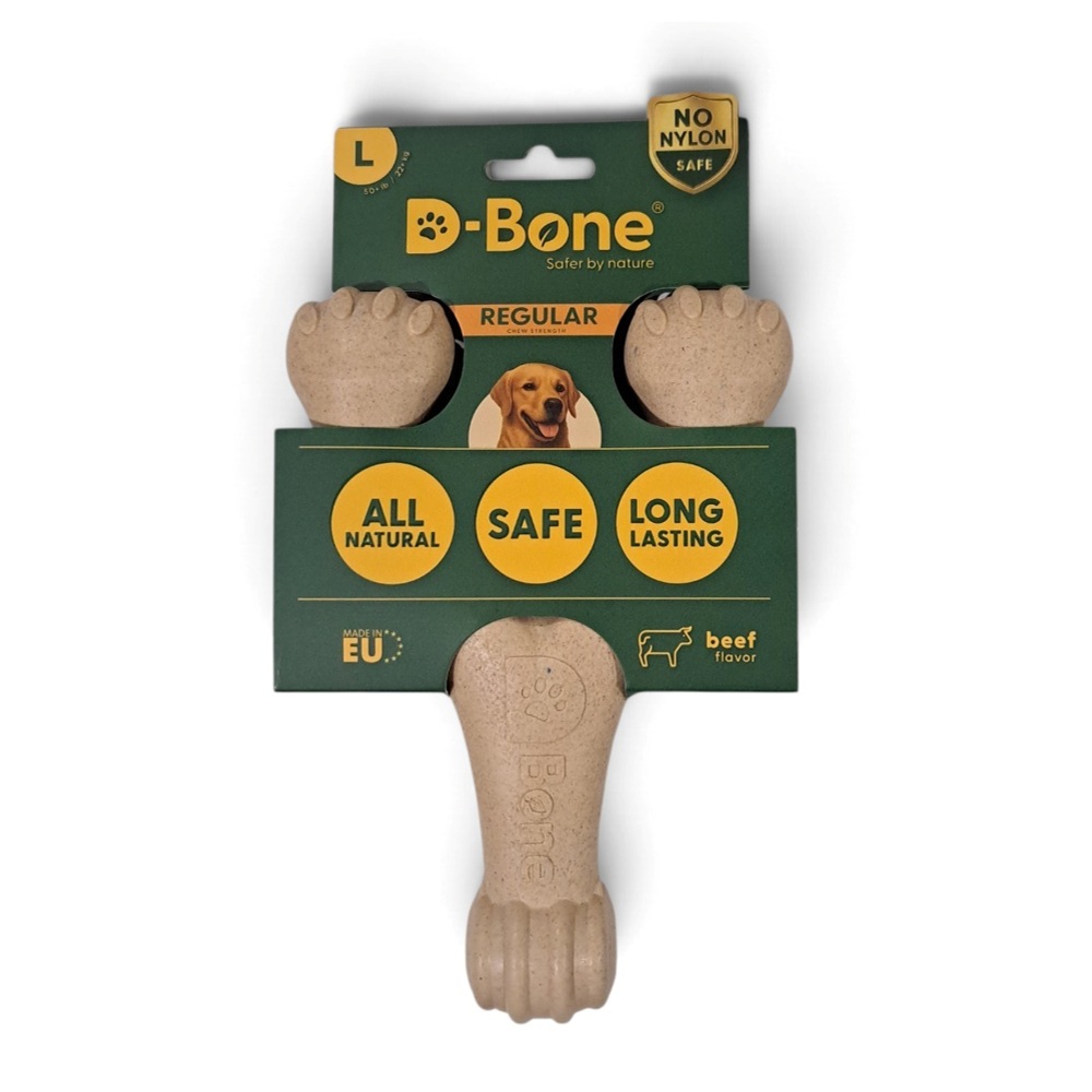 D-Bone Large Regular Beef kauwspeeltje met rundsmaak voor honden