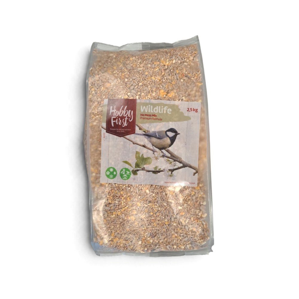HobbyFirst Wildlife No Mess Mix 2,5 kg vogelvoer voor tuinvogels