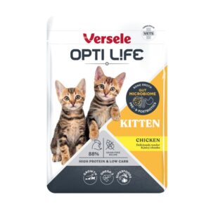 Opti Life Kitten in Bouillon Kip 85 gram natvoer voor kittens